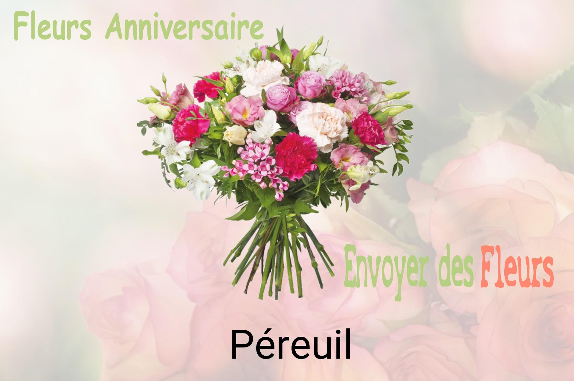Bouquet de fleurs d’anniversaire livré à Péreuil